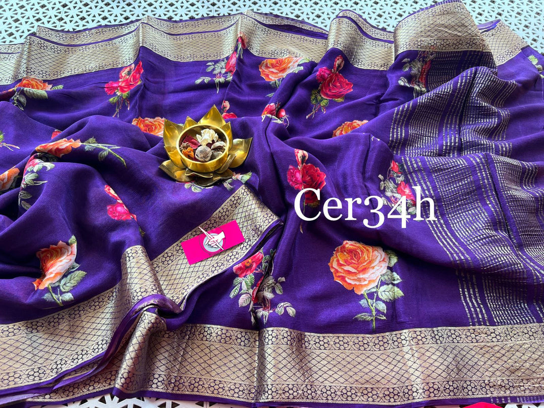 Premium quality Blue Color and intricate designs.