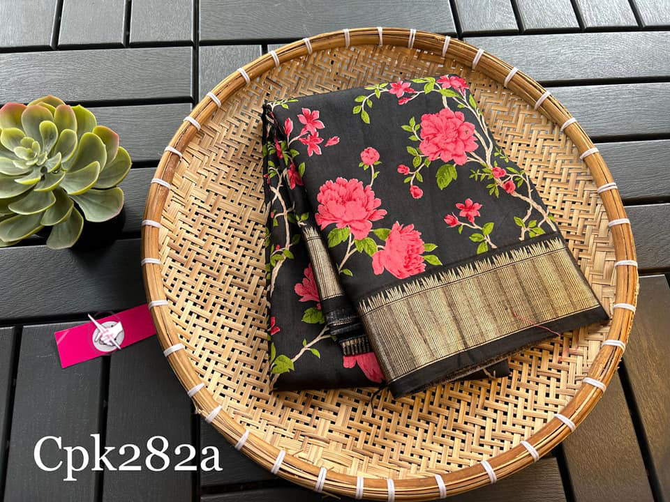 Discover the elegance of Banarasi Binny Crape Silk Sarees