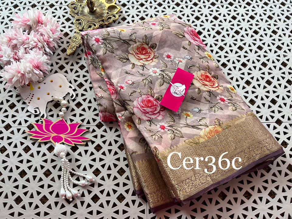 Light Pink Perfect for the modern woman who appreciates tradition with a twist, this designer crepe georgette saree