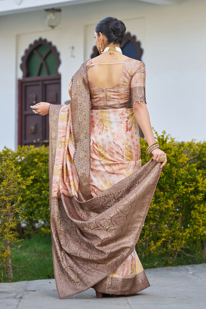 Art Meets Tradition: Shop Handloom Raw Silks with Lavish Digital Pallus