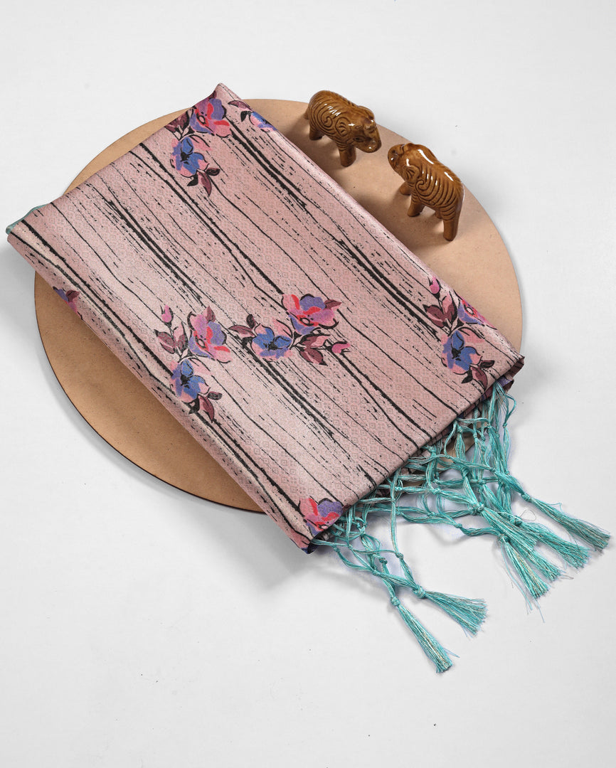 Handcrafted Digital Ikkat Saree Classic Ethnic Look