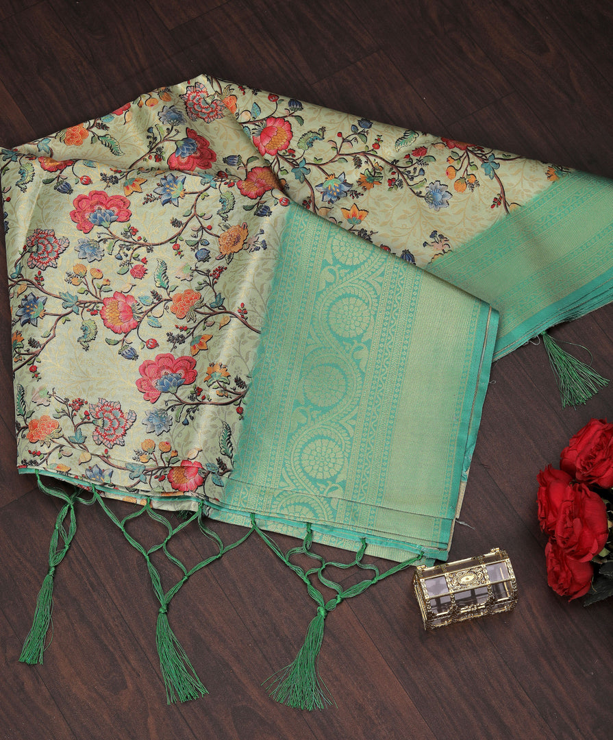 Silken Stories of Timeless Tales with this Pure Softy Silk Saree