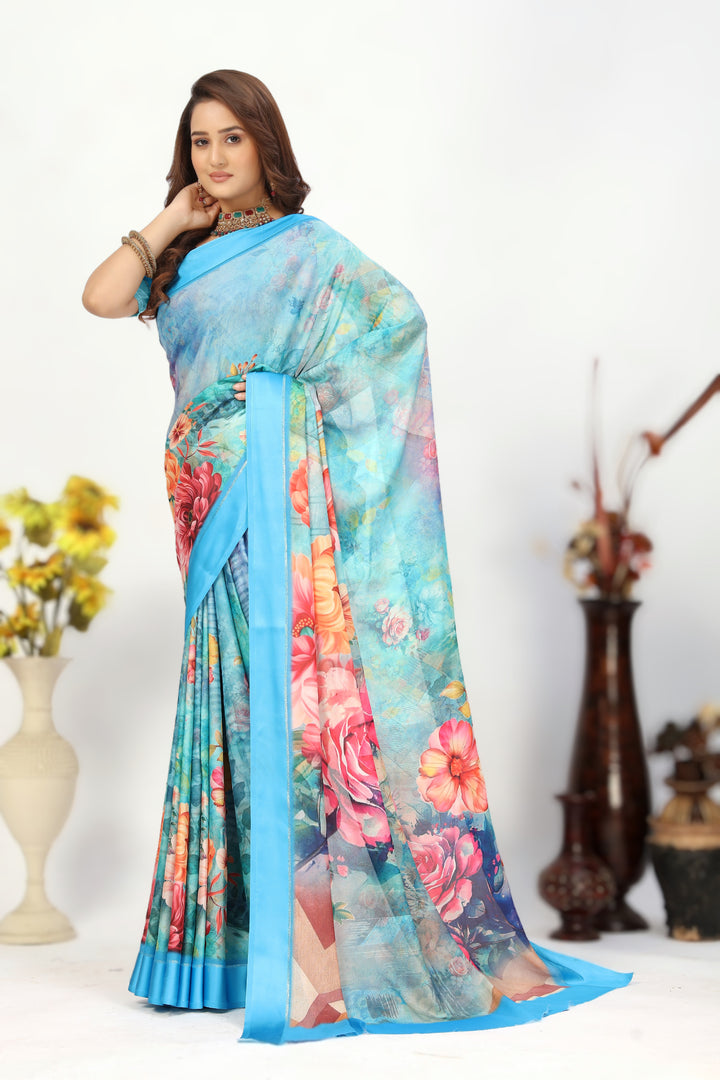 Elegance Made Easy: Georgette Silk Sarees for Every Style