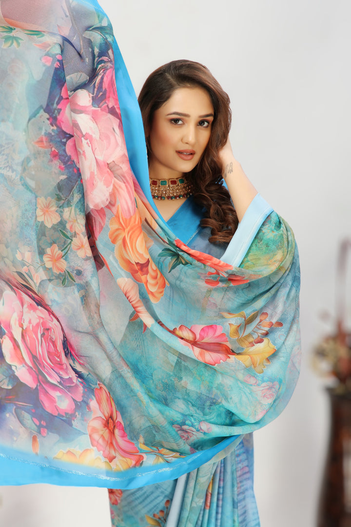 Elegance Made Easy: Georgette Silk Sarees for Every Style