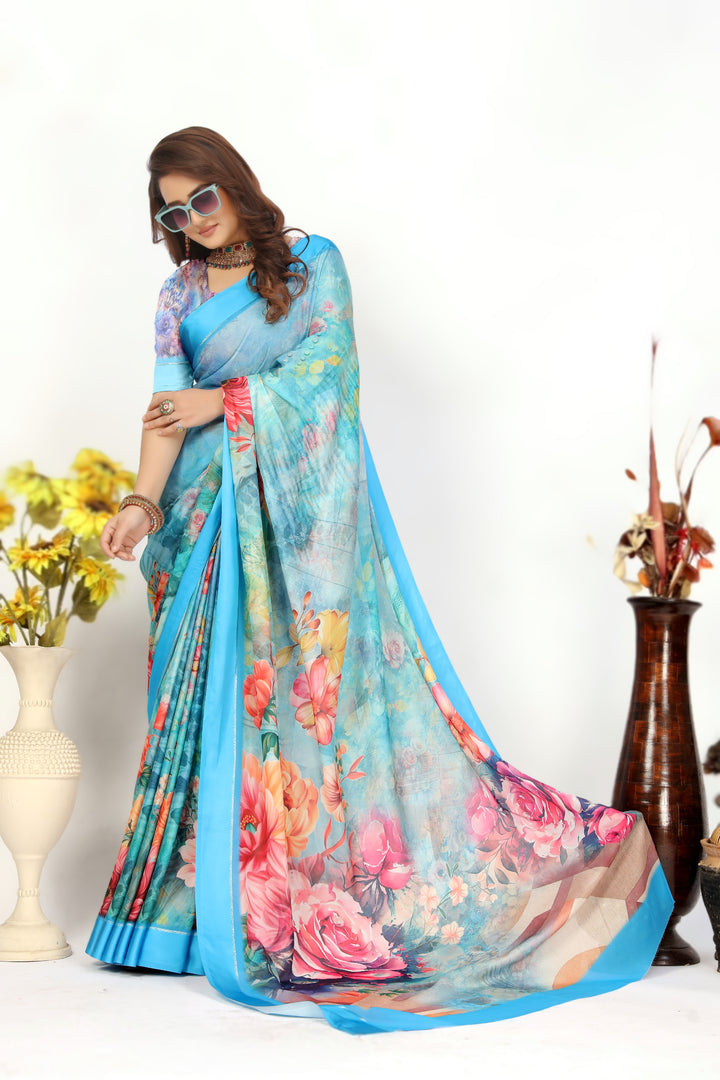 Soft, Stylish, and Stunning: Georgette Silk Sarees for You