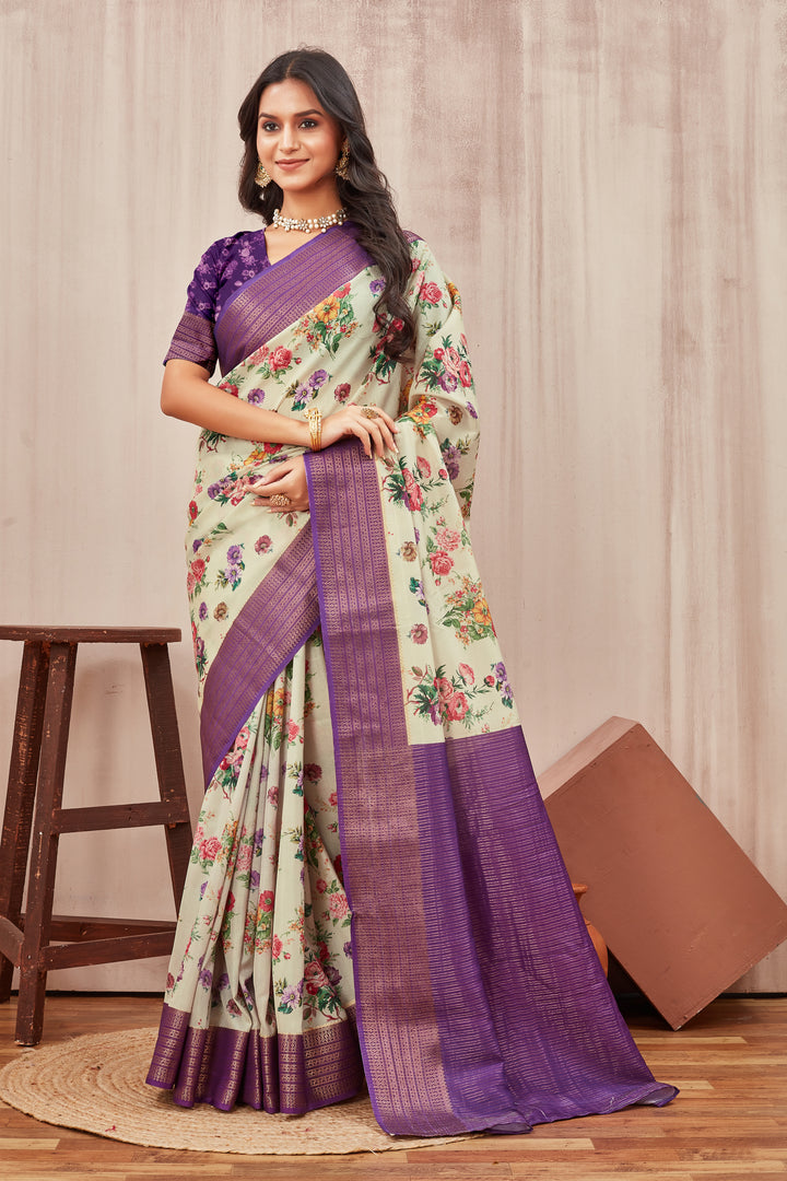 Timeless Beauty: Mysore Crepe Digital Print Sarees That Mesmerize