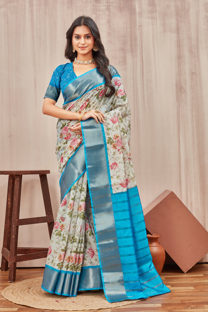 Digital Prints Meet Traditional Grace
