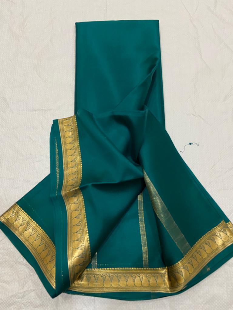 🌷 SKY BLUE SEMI SOFT SILK SAREE🌷