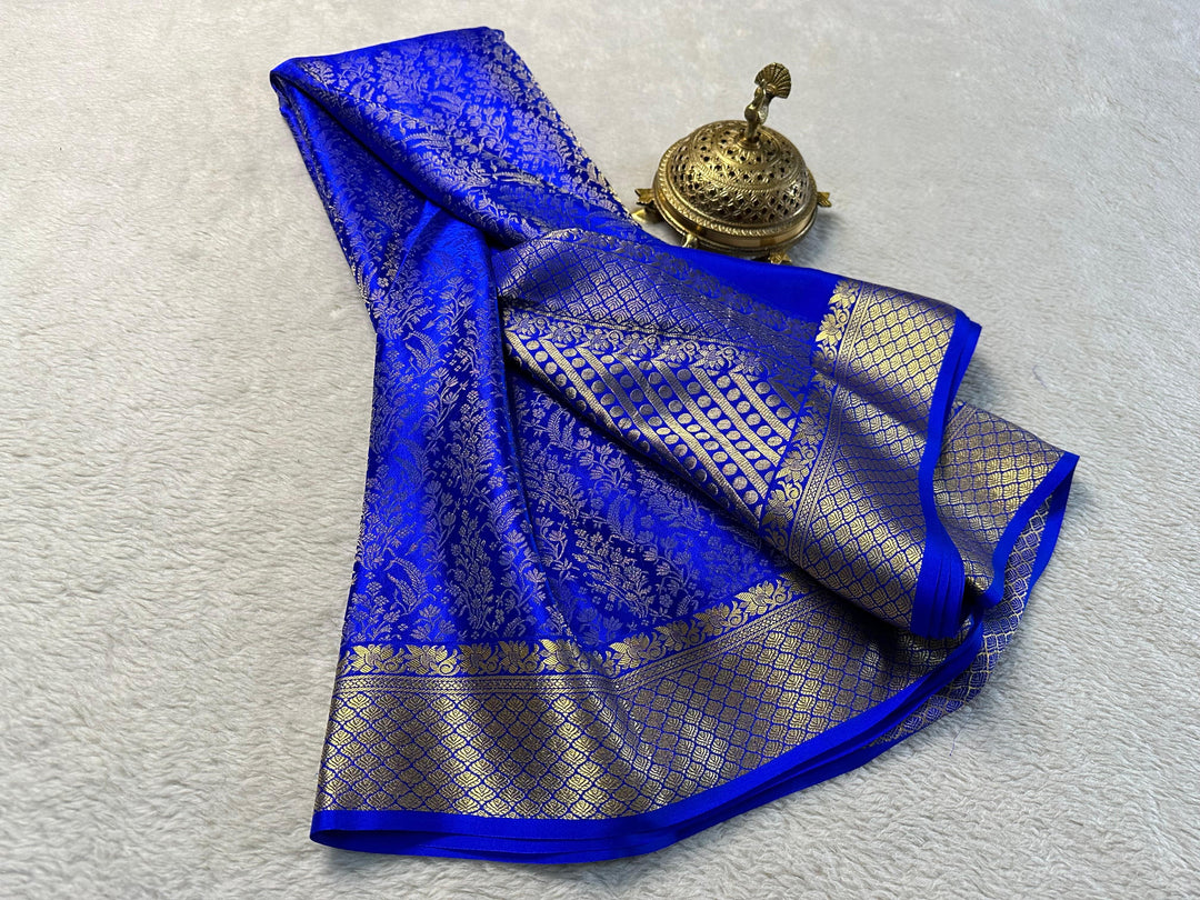 Statement Pure Silk Saree Brocade Elegance And Full Zari Craft