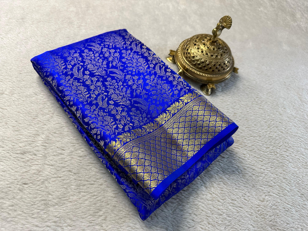 Statement Pure Silk Saree Brocade Elegance And Full Zari Craft