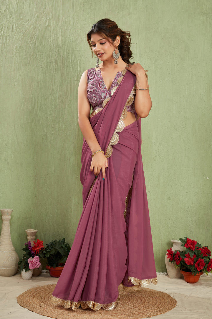 Fancy Lace Border Tissue Silks for Every Occasion