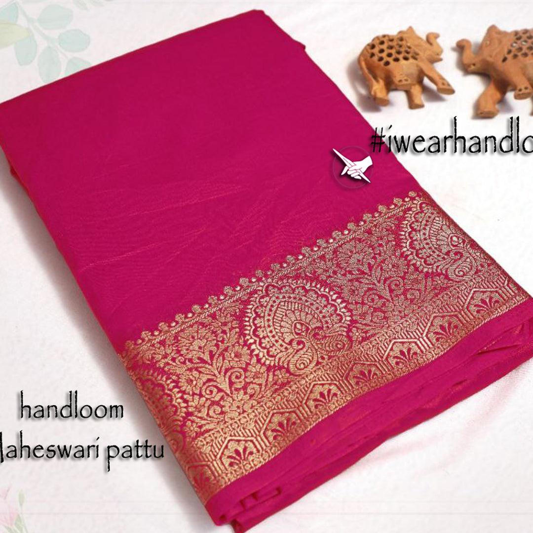 Delightful Rani Weaving Work Tissue Soft Silk Casual Saree