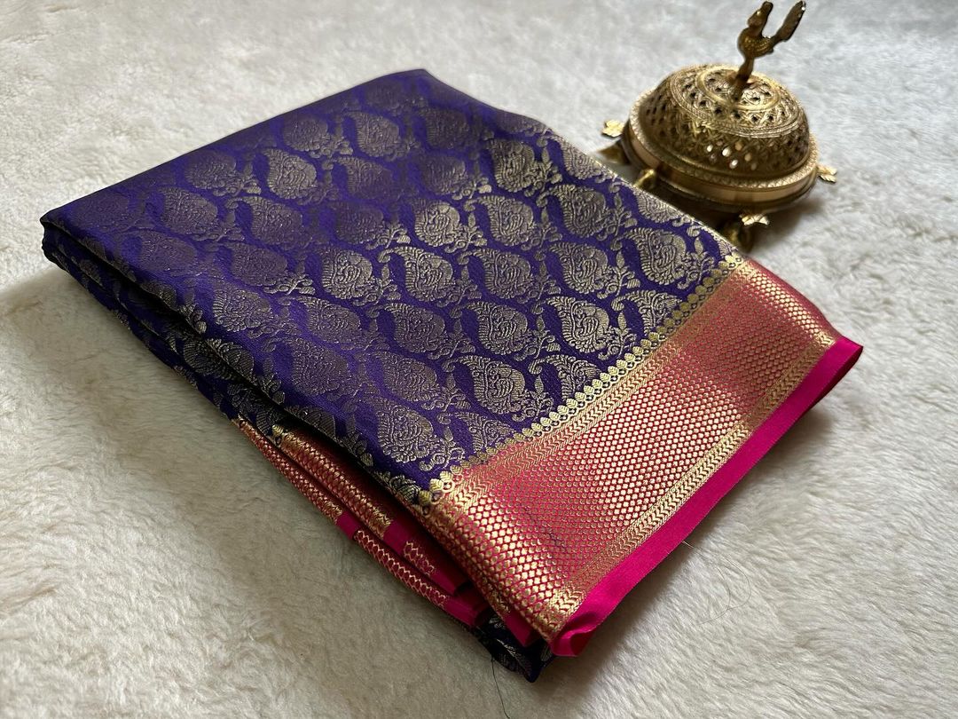 💞Beautiful Pure Brocade Mysore silk sarees 💞