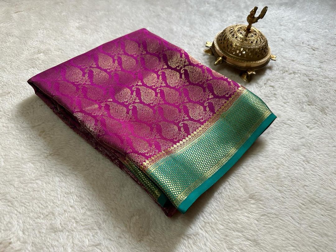 💞Beautiful Pure Brocade Mysore silk sarees 💞