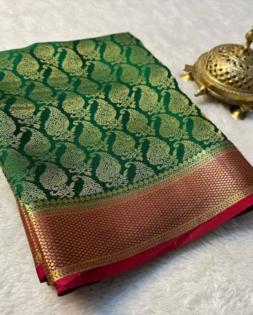 💞Beautiful Pure Brocade Mysore silk sarees 💞