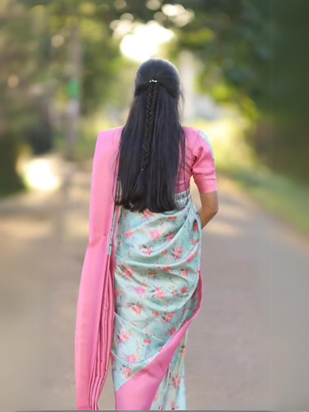 Cyan Pink Traditional Soft Silk Digital Print Saree