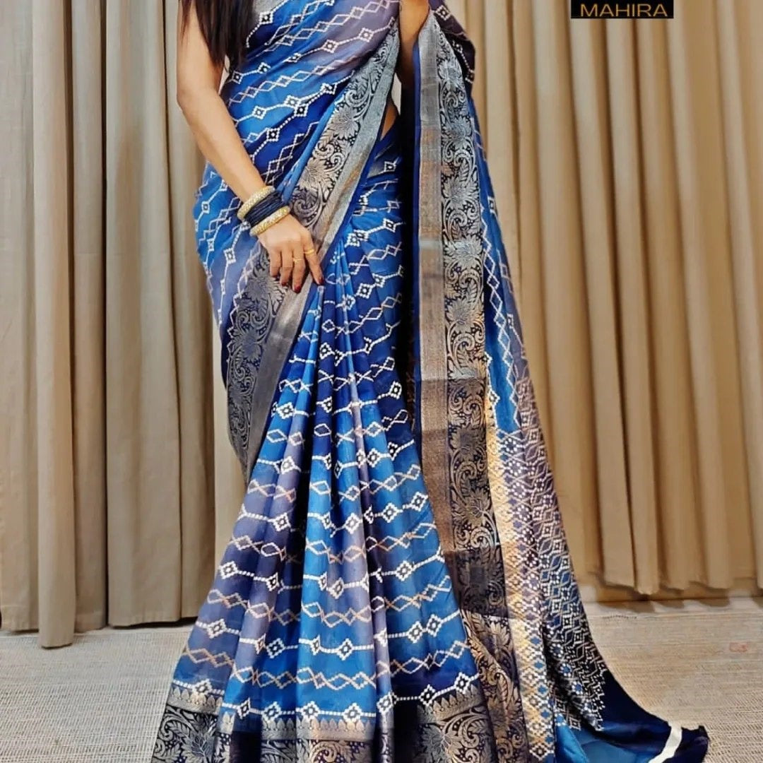 Luxurious Dola silk saree