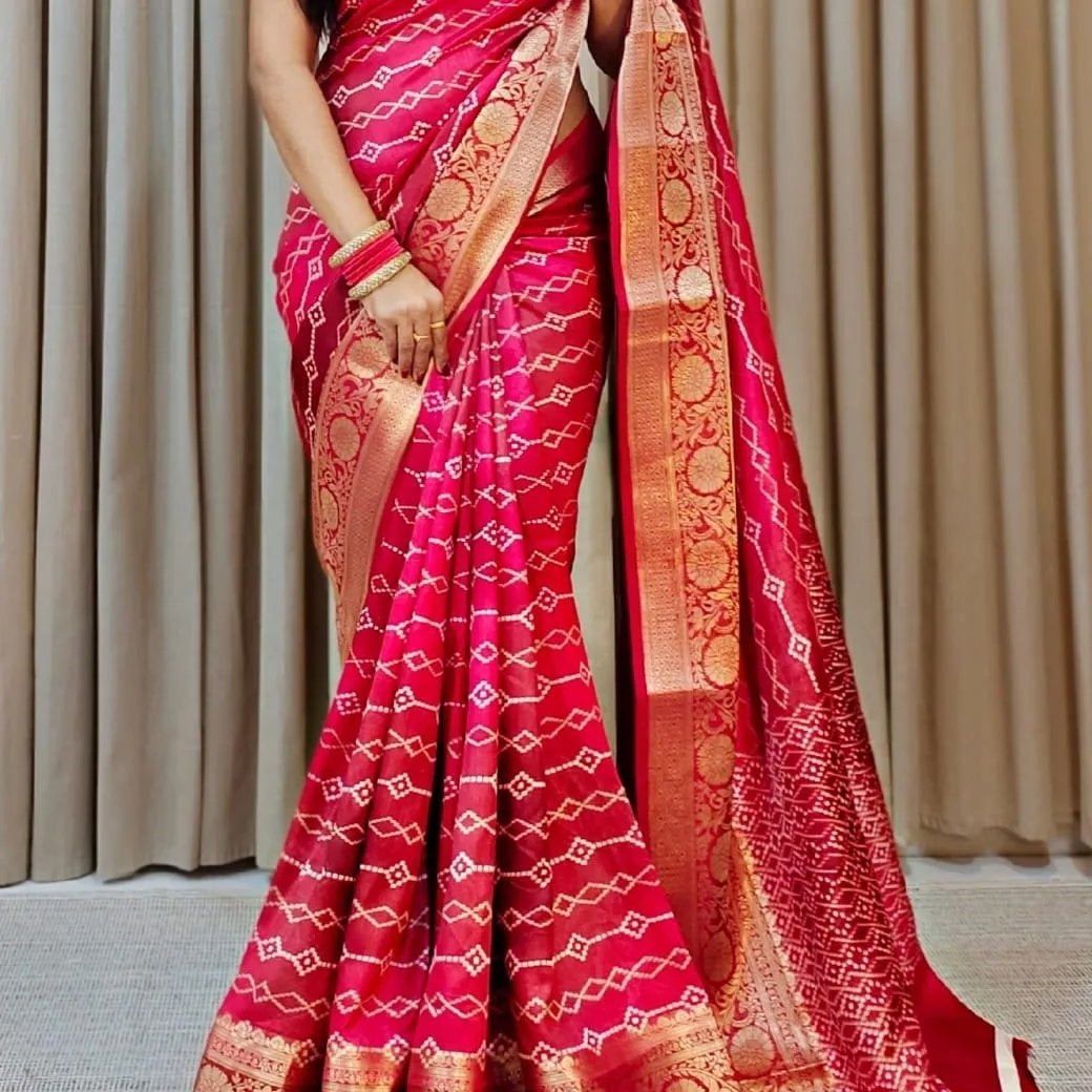 Luxurious Dola silk saree