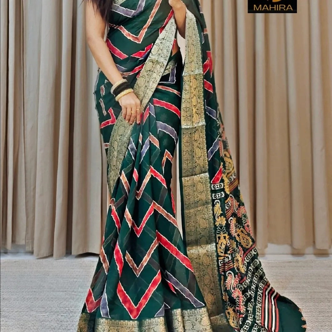 Luxurious Dola silk saree