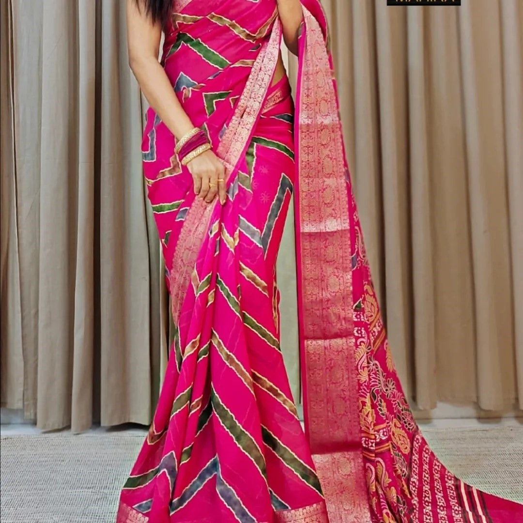 Luxurious Dola silk saree