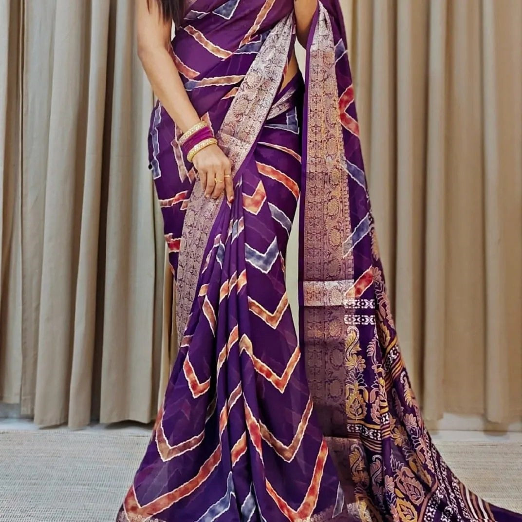 Luxurious Dola silk saree