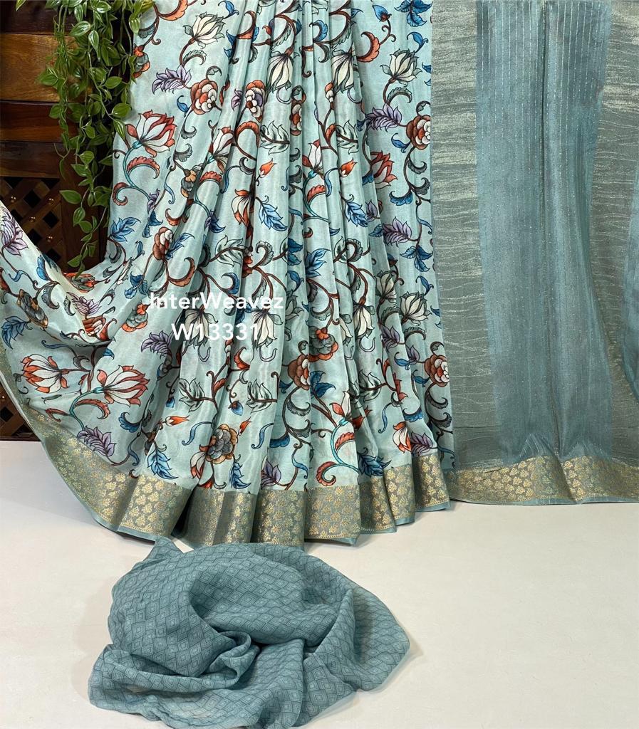 Wedding Wear Soft Silk Mysore Saree With Rich Zari Detailing