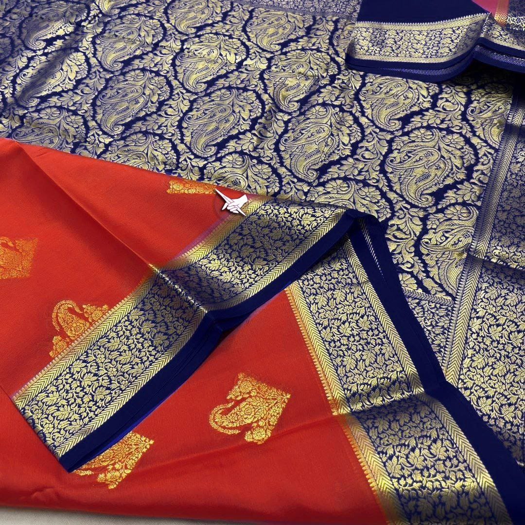 💕Gorgeous Mysore silk saree for Festive 💕