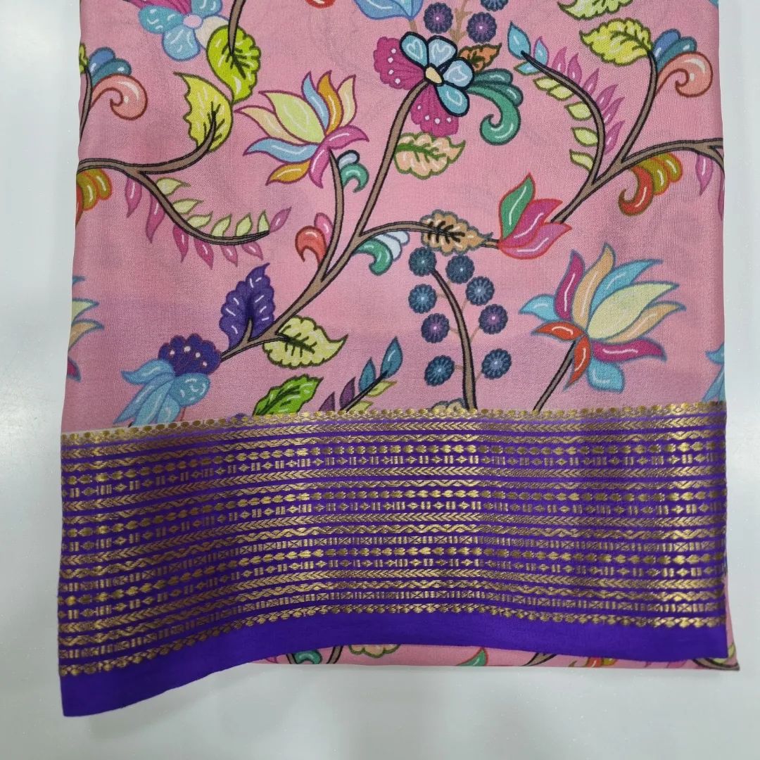 🦋😍GORGEOUS Printed Mysore silk sarees in beautiful, kalamkari prints! 😍🦋