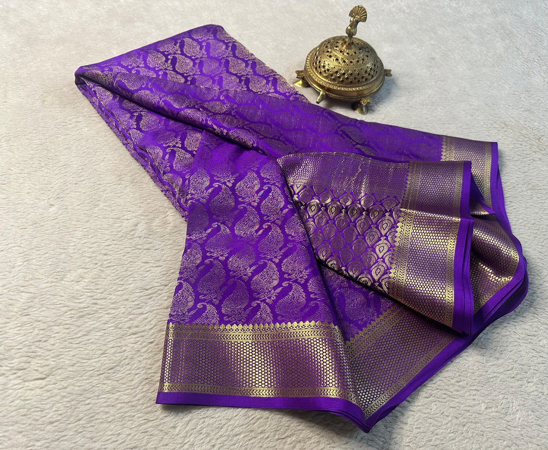 💞Beautiful Pure Brocade Mysore silk sarees 💞