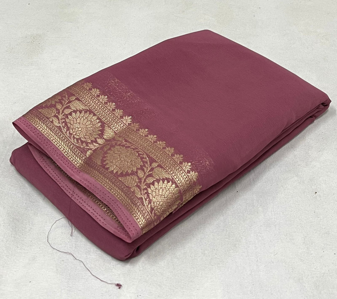 Graceful Traditional Viscose Silk Saree with Matching Unstitched Blouse
