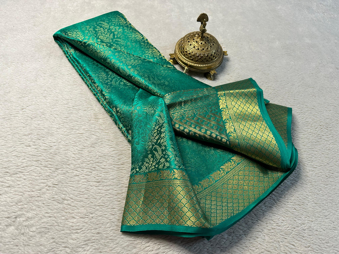 Pure Mysore silk rama sarees