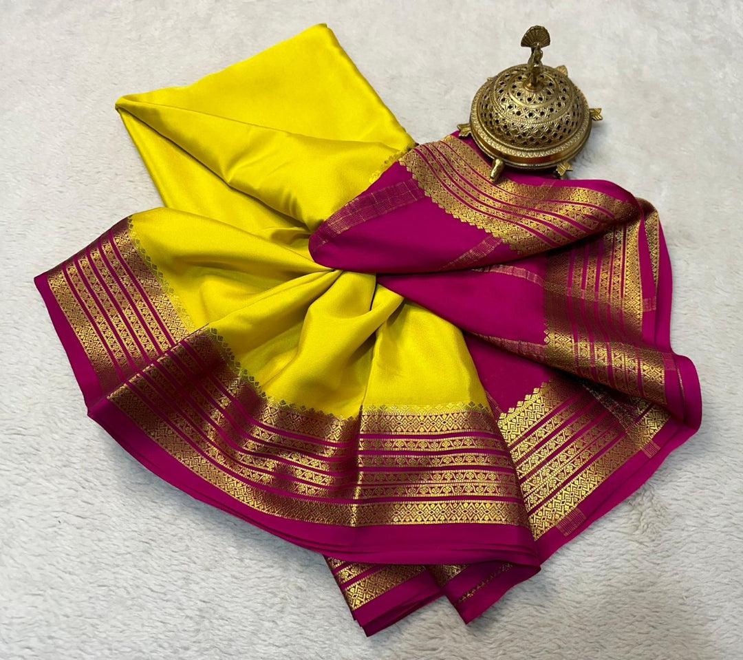 Pure Mysore silk saree