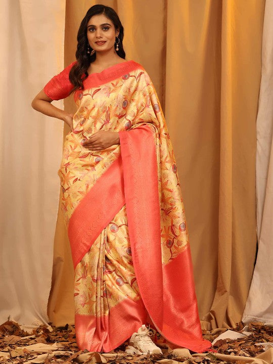 Soft Silk Digital Printed Saree