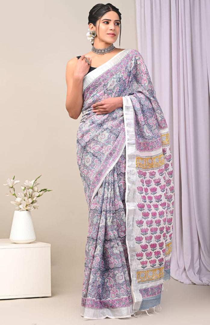 Subtle Sophistication: Linen Sarees for All