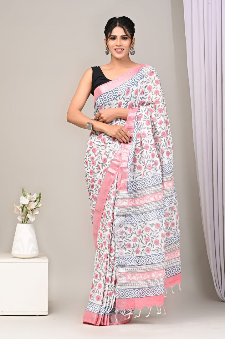 Timeless Elegance: Pure Linen Sarees