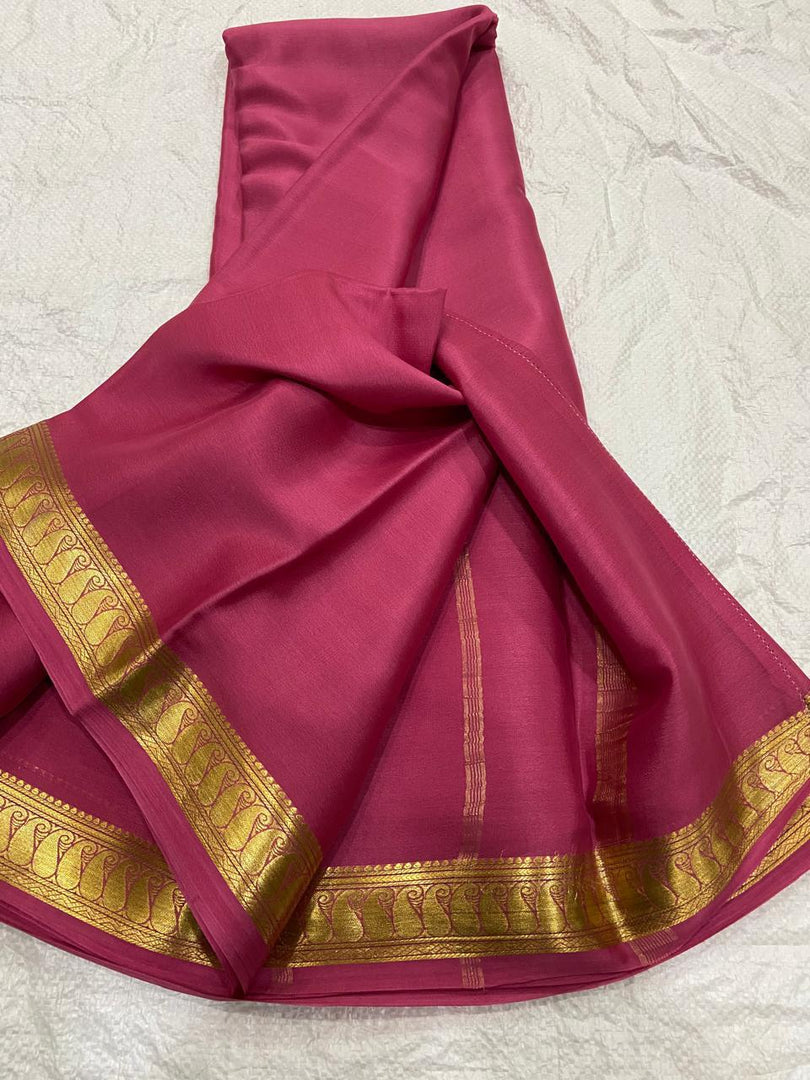 😍 MAROON SEMI SOFT SILK SAREE😍