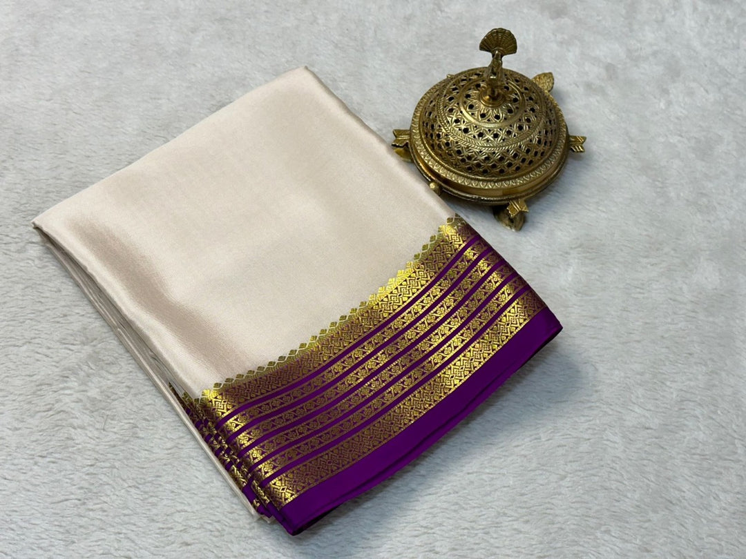 Pure Mysore silk saree