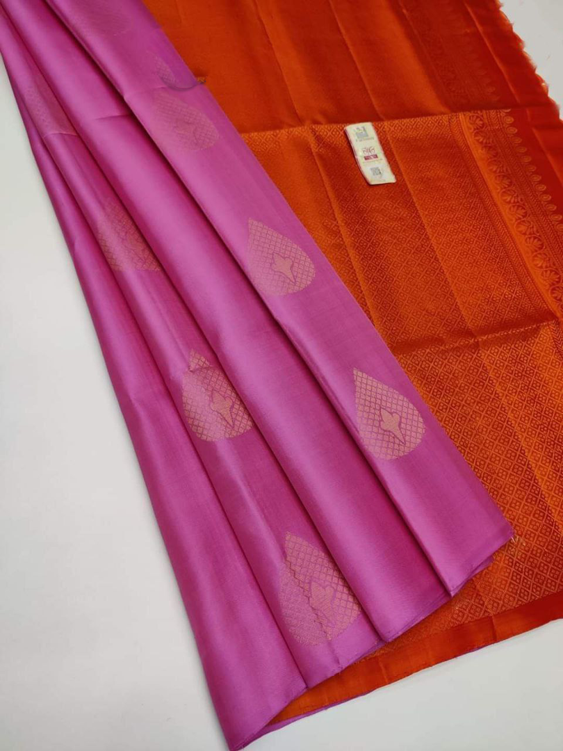 Light Pink-premium-quality-silk-pure-gold-and-silver-zari-big-meena-work-saree