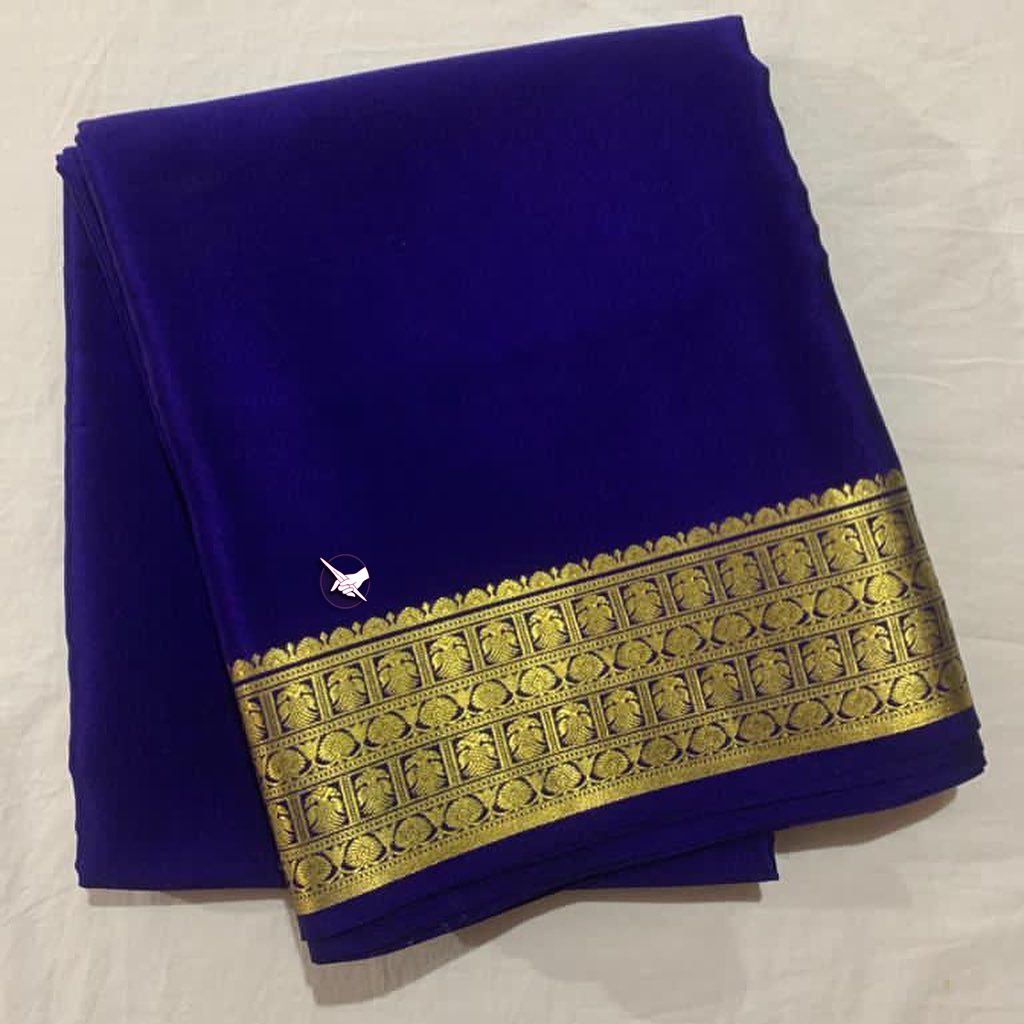 ❀  Semi Mysore Silk Saree❀