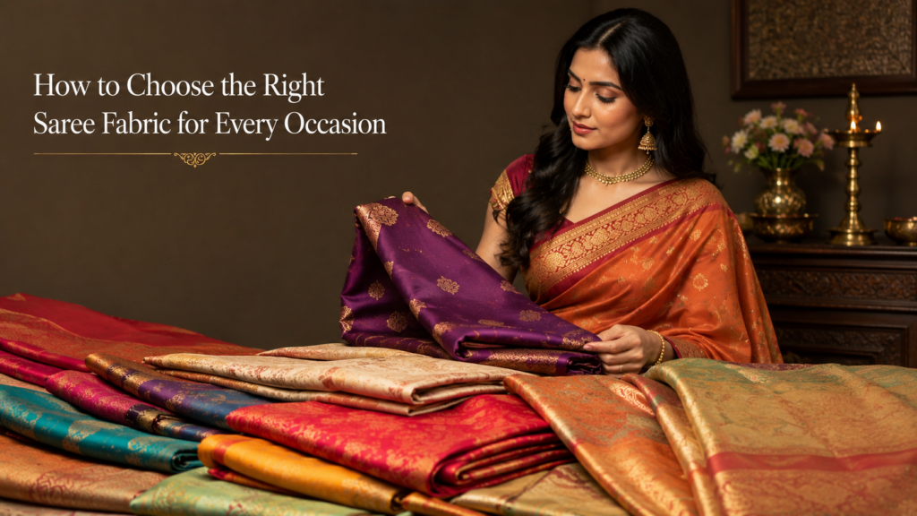 Choose the Right Saree Fabric for Every Occasion
