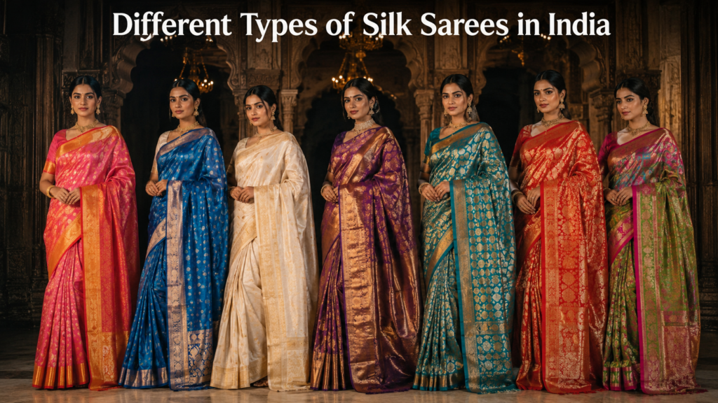 Different Types of Silk Sarees in India