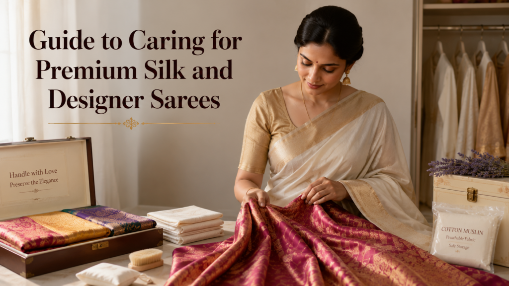 Caring for Premium Silk and Designer Sarees