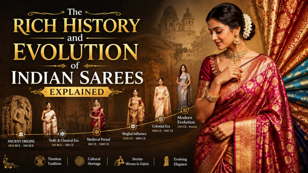 The Rich History and Evolution of Indian Sarees Explained