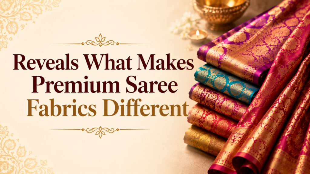 7 Powerful Reasons Premium Saree Fabrics Are Worth Every Investment