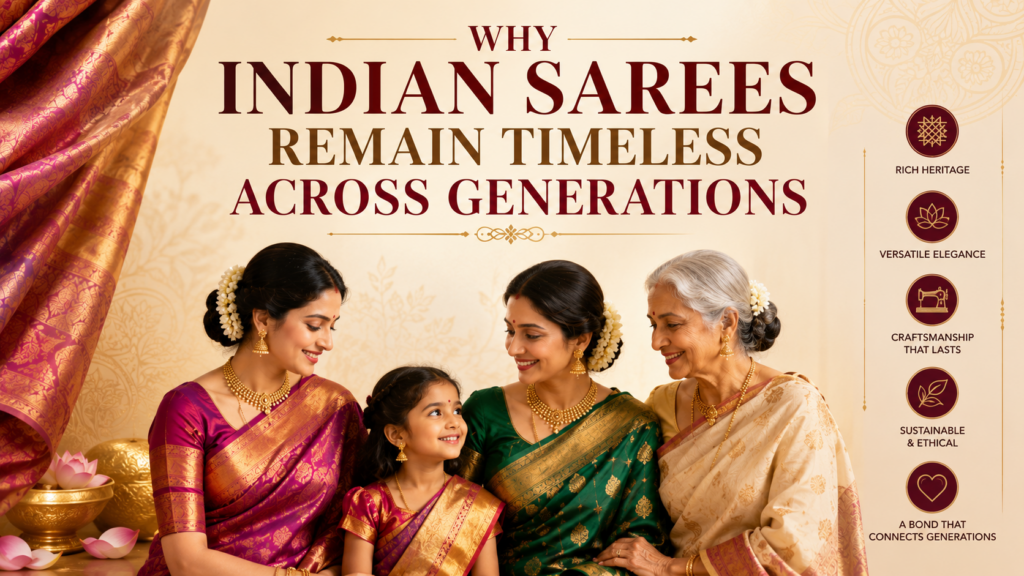 Why Indian Sarees Remain Timeless Across Generations | Tradition Meets Elegance