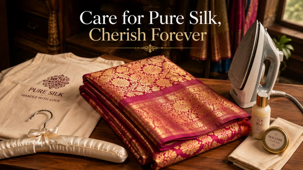 Everything You Need to Know About Silk Saree Care and Maintenance