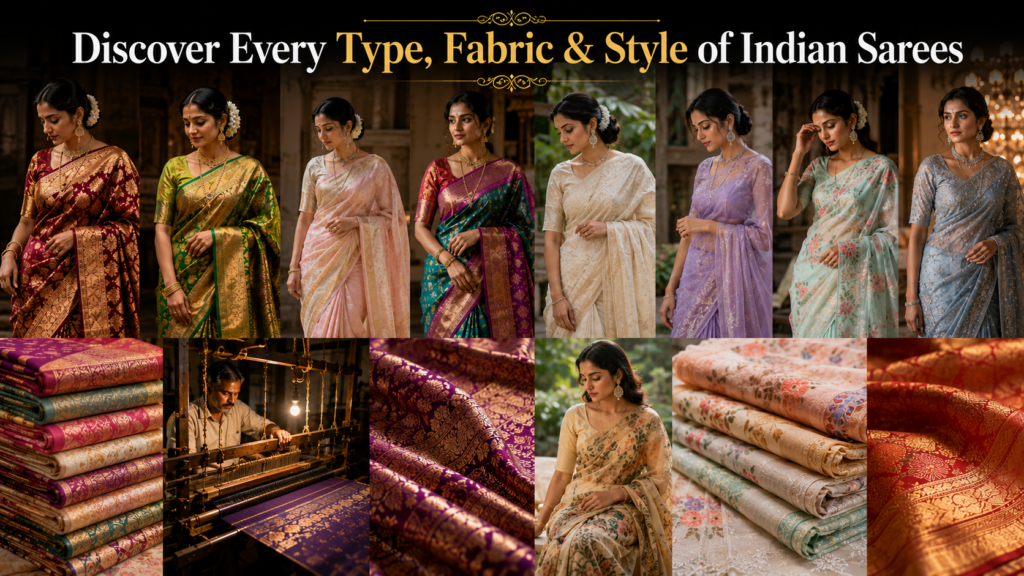 Indian Saree Guide: Types, Fabrics, and Styles