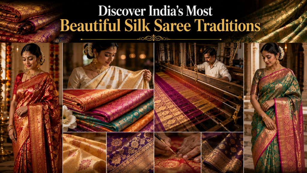 Types of Silk Sarees in India