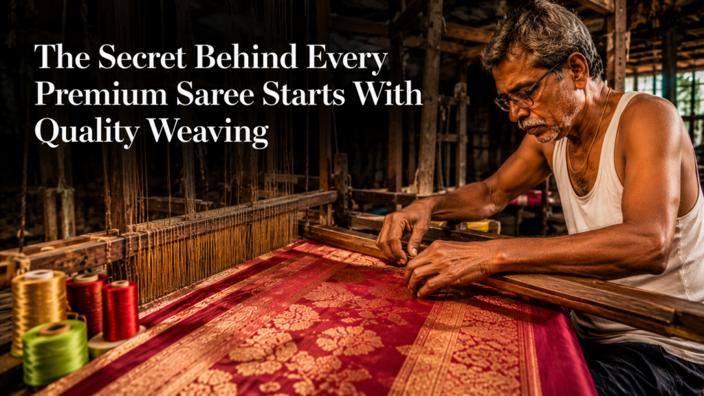 Why Weaving Quality Matters in Premium Sarees