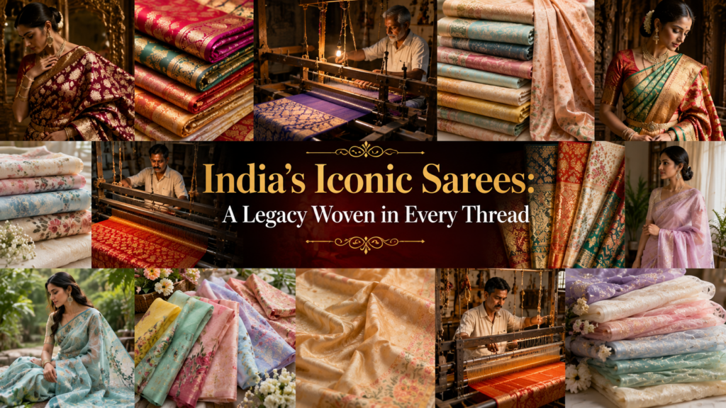 Complete Guide to Indian Sarees: Types, Fabrics, Weaves, and Styles